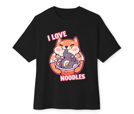I Love Noodles Oversized T-Shirt