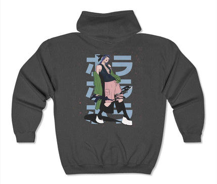 Anime Girl Classic Zip Hoodie