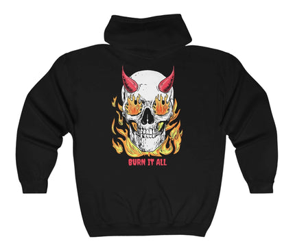 Burn It All Classic Zip Hoodie