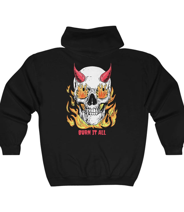 Burn It All Classic Zip Hoodie