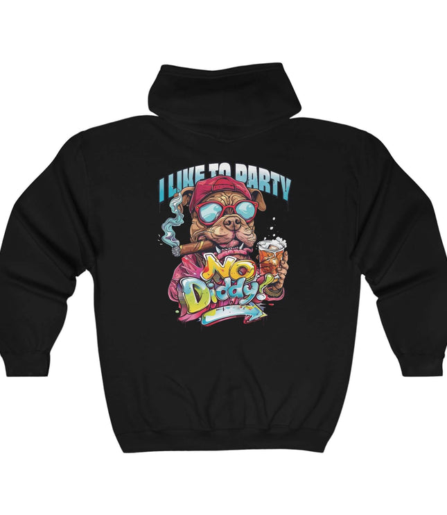 No Diddy Dog Classic Zip Hoodie