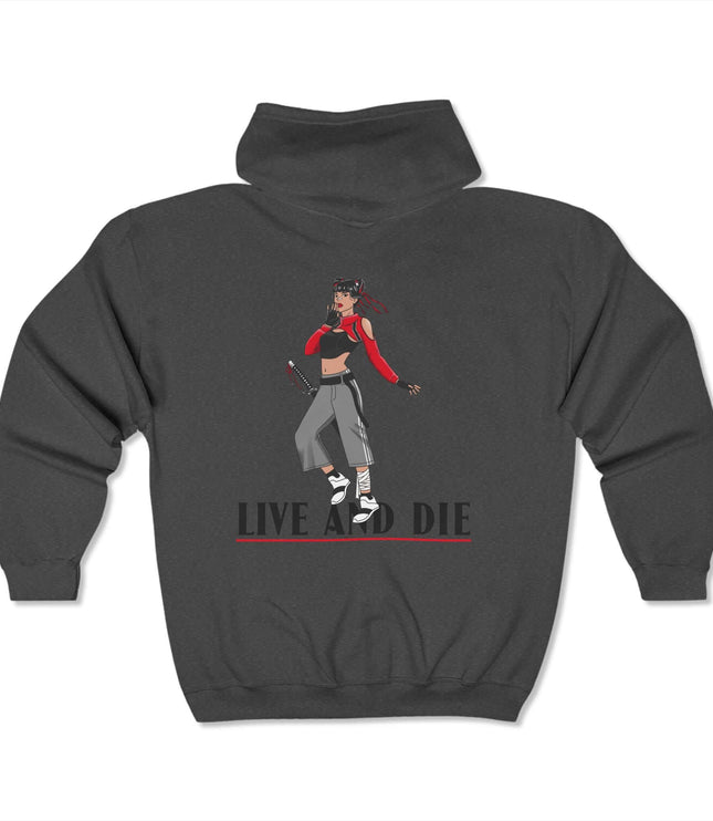 Live And Die Classic Zip Hoodie