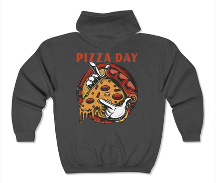 Pizza Day Classic Zip Hoodie