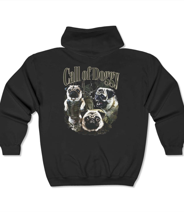 Call Of Doggy Classic Zip Hoodie