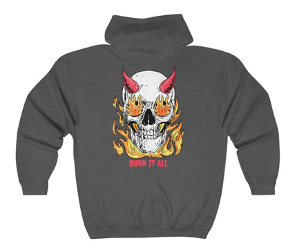 Burn It All Classic Zip Hoodie