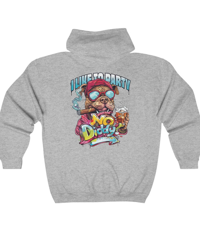 No Diddy Dog Classic Zip Hoodie