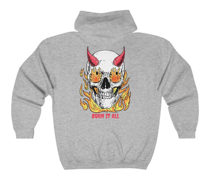 Burn It All Classic Zip Hoodie