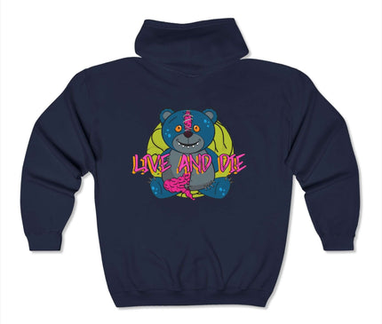 Live And Die Classic Zip Hoodie