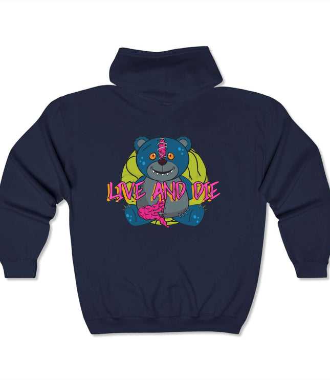 Live And Die Classic Zip Hoodie
