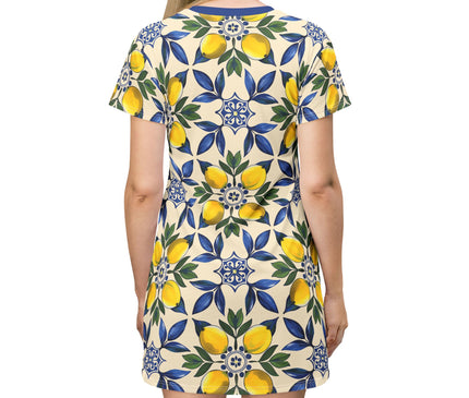 Lemonade Print Women's Tee Dress