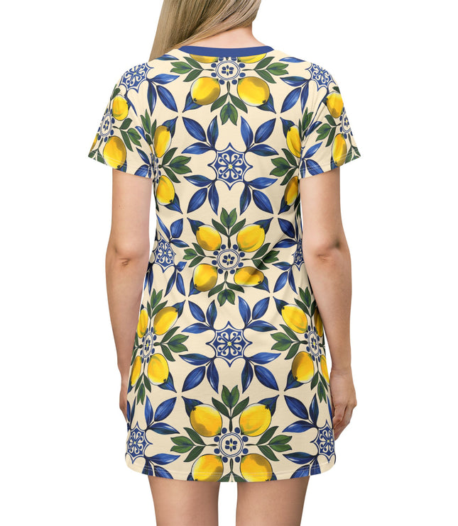 Lemonade Print Women's Tee Dress