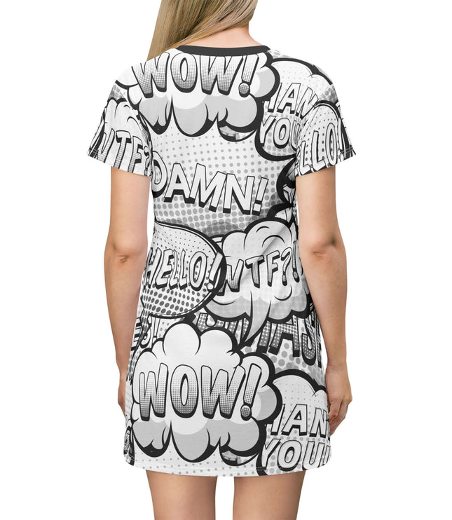 Monochrome Pop Women's Tee Dress