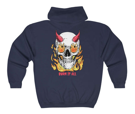 Burn It All Classic Zip Hoodie