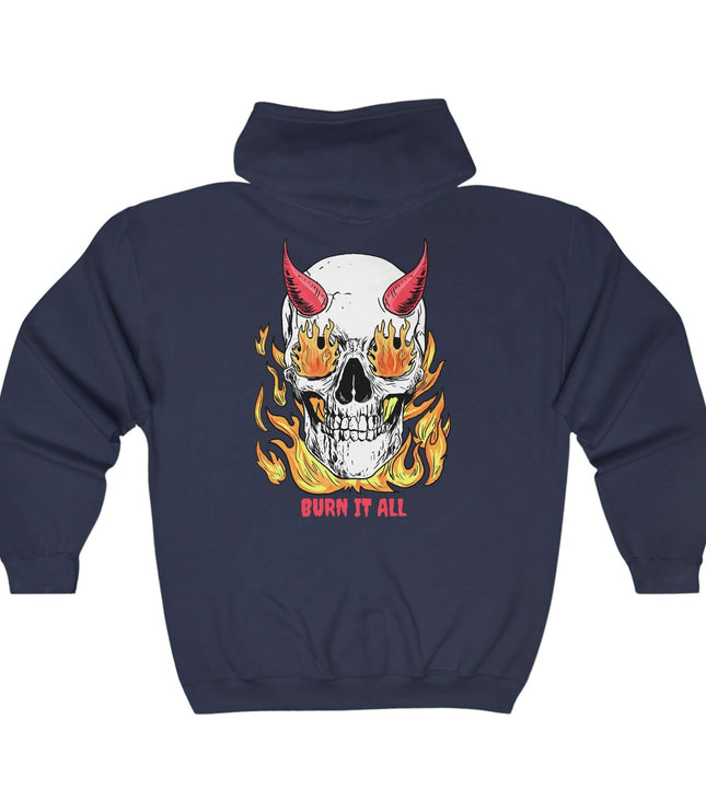 Burn It All Classic Zip Hoodie