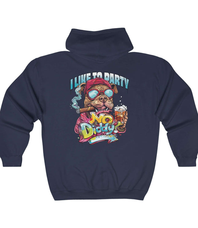 No Diddy Dog Classic Zip Hoodie