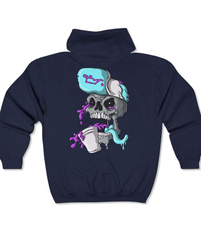 Leaned Out Skull Classic Zip Hoodie