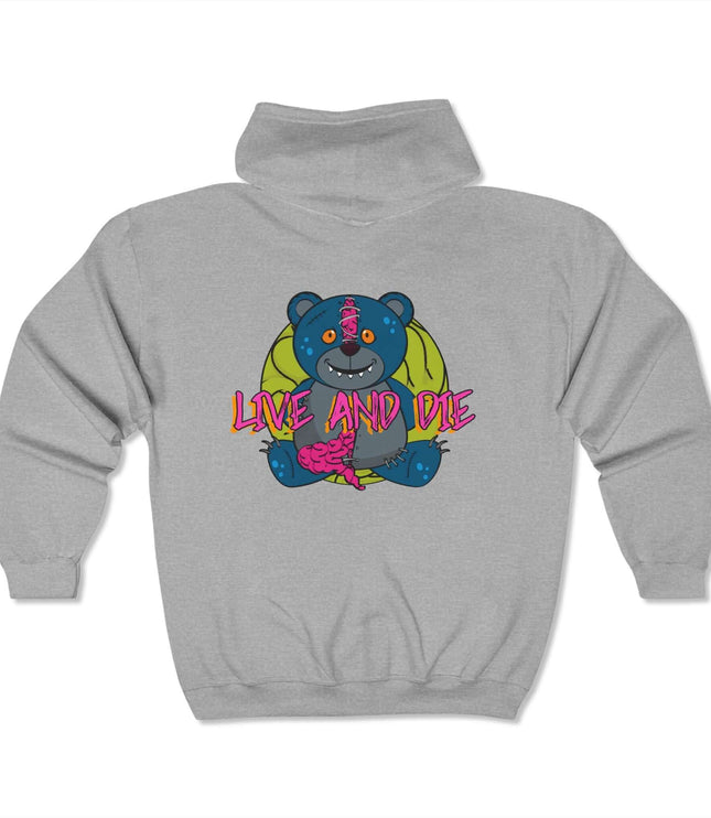 Live And Die Classic Zip Hoodie