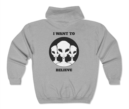 I Want To Believe Classic Zip Hoodie
