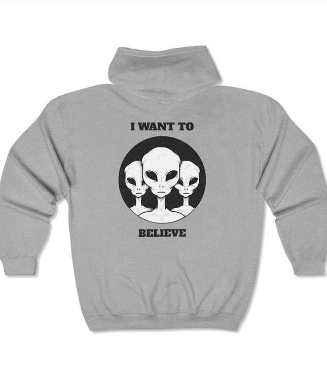 I Want To Believe Classic Zip Hoodie