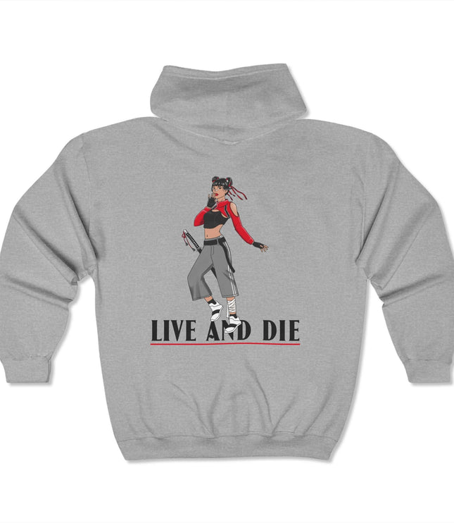 Live And Die Classic Zip Hoodie