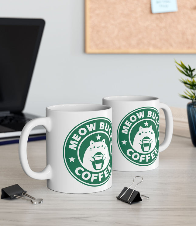 Meow Bucks Coffee Mug