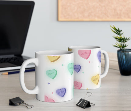 Cute Hearts Coffee Mug