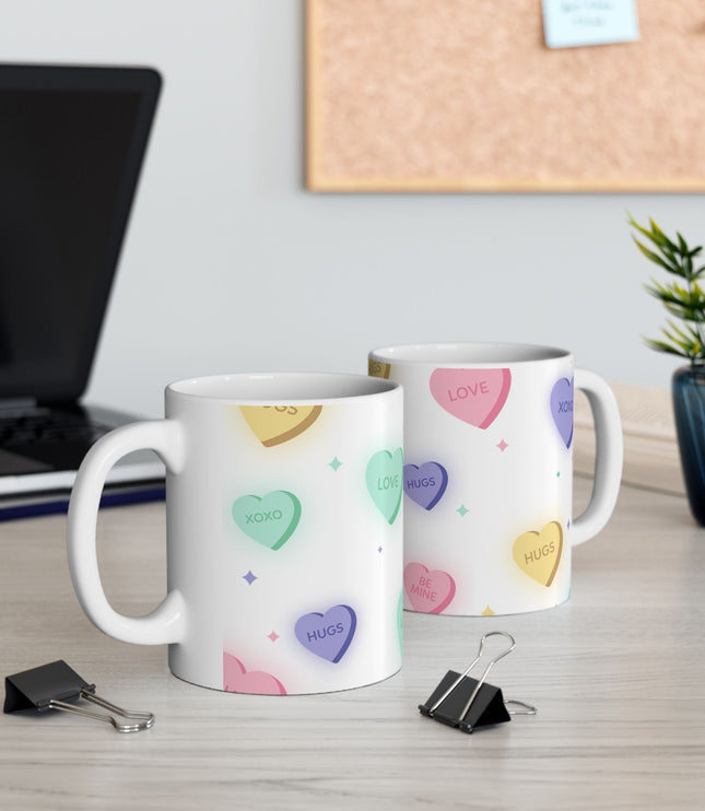 Cute Hearts Coffee Mug