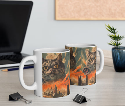 Meowzilla Coffee Mug