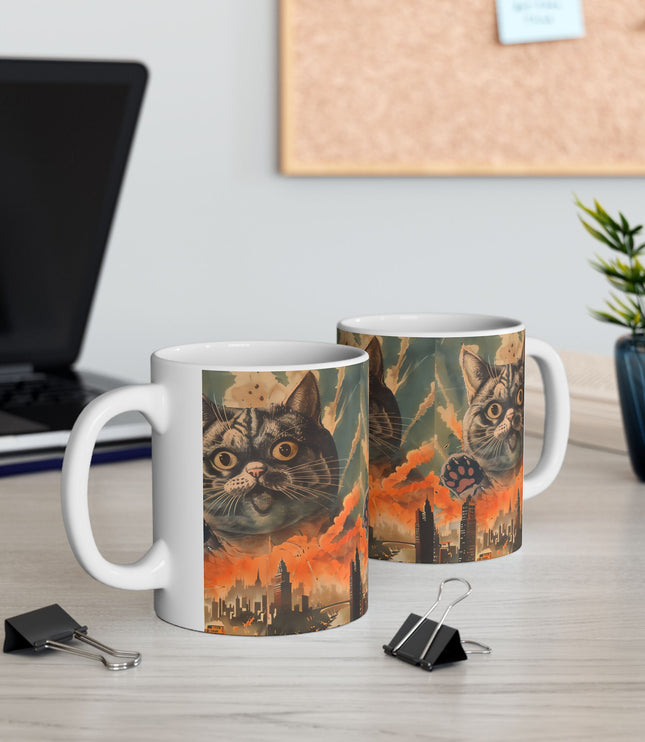 Meowzilla Coffee Mug