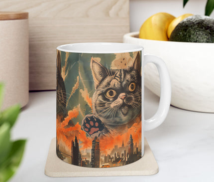 Meowzilla Coffee Mug