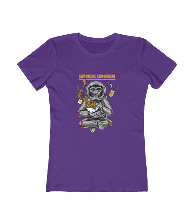Space Dinner Women's Boyfriend Tee