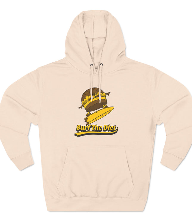 Surf The Diet Premium Pullover Hoodie