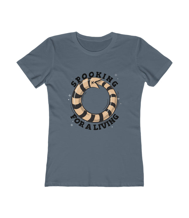 Spooking For Living Women's Boyfriend Tee
