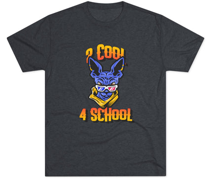 2 Cool 4 School Tri-Blend T-Shirt