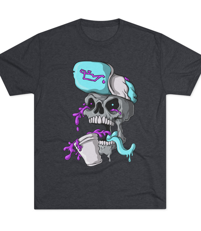 Leaned Out Skull Tri-Blend T-Shirt