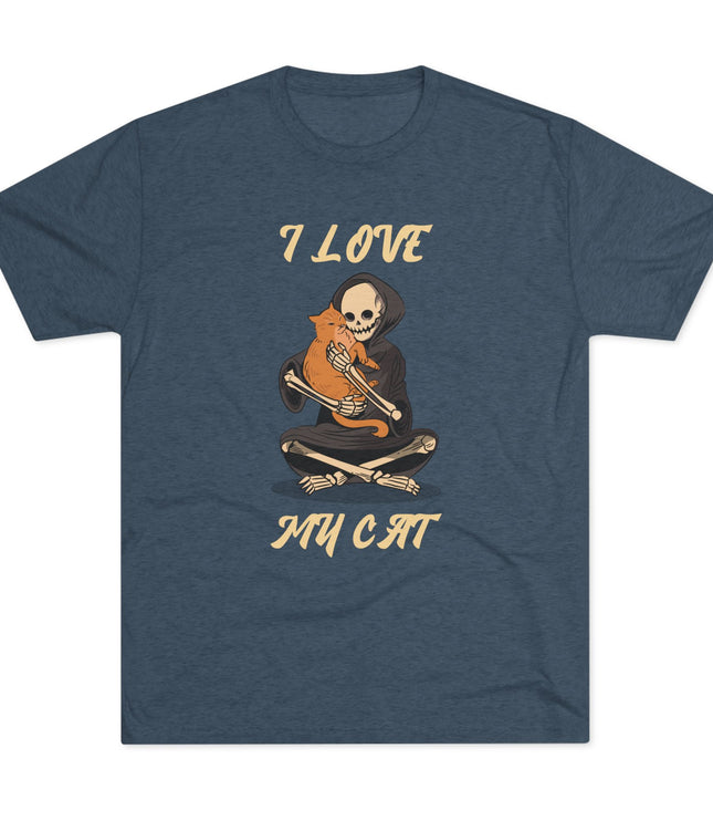 I Love My Cat Tri-blend T-Shirt