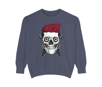 Skull With Guns Premium Sweatshirt