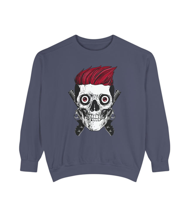 Skull With Guns Premium Sweatshirt