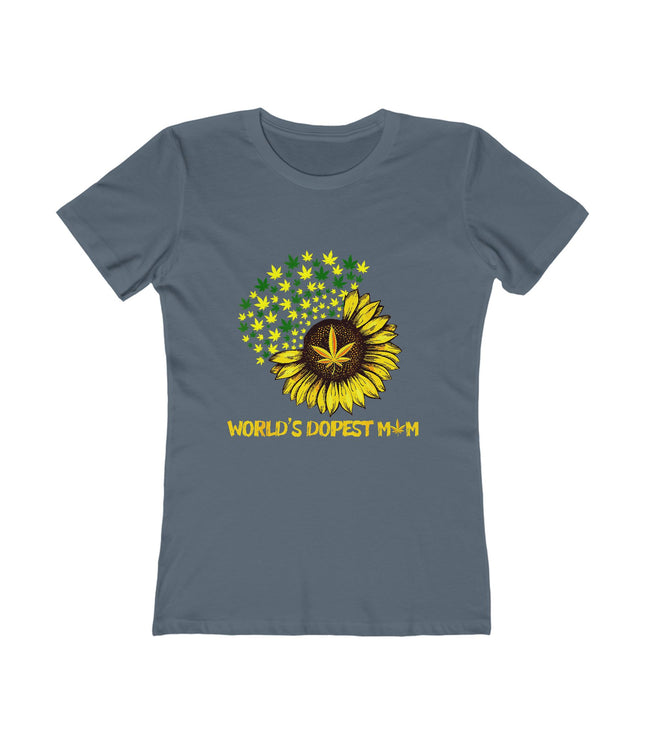 World's Dopest Mom Women's Boyfriend Tee