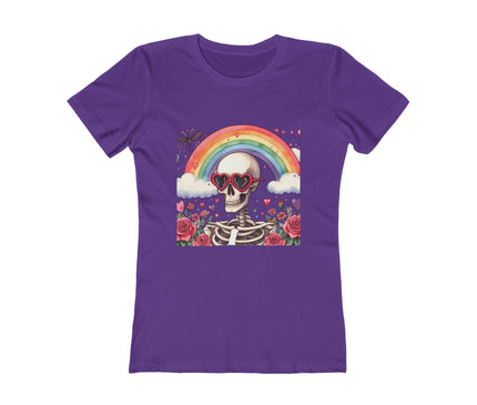 Spring Skull Women's Boyfriend Tee