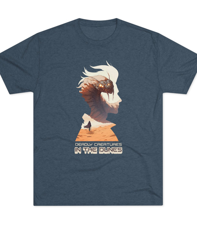 Deadly Creatures In The Dunes Tri-Blend T-Shirt