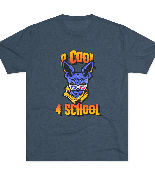 2 Cool 4 School Tri-Blend T-Shirt