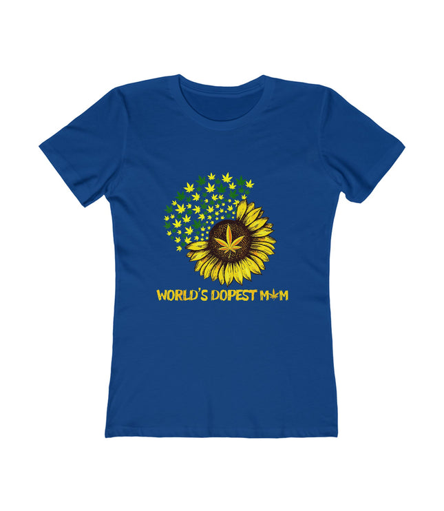World's Dopest Mom Women's Boyfriend Tee