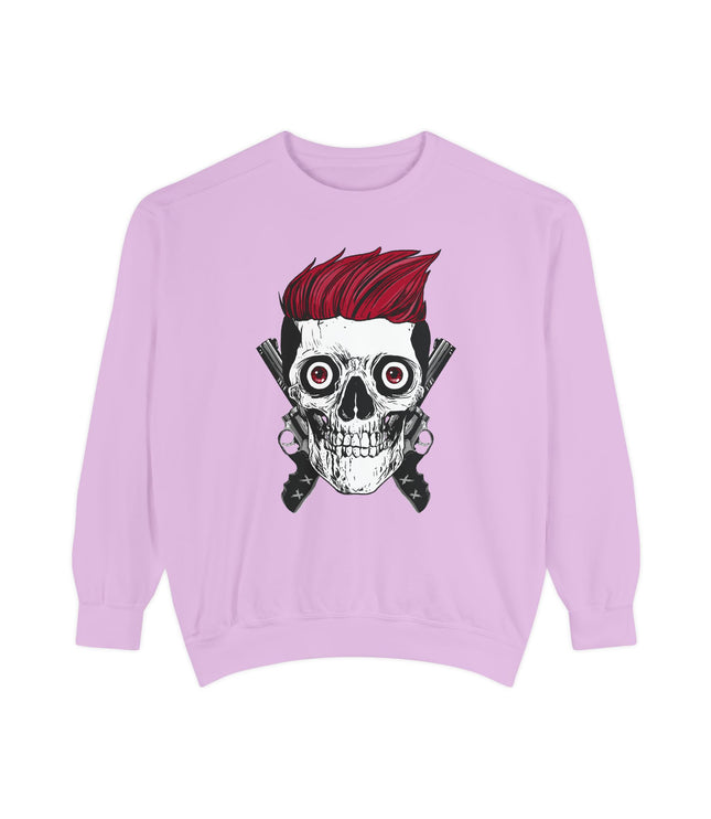 Skull With Guns Premium Sweatshirt