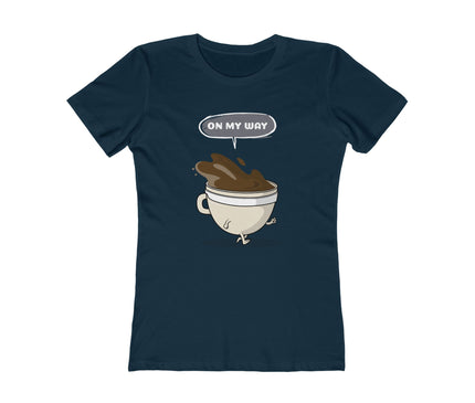 On My Way Women's Boyfriend Tee