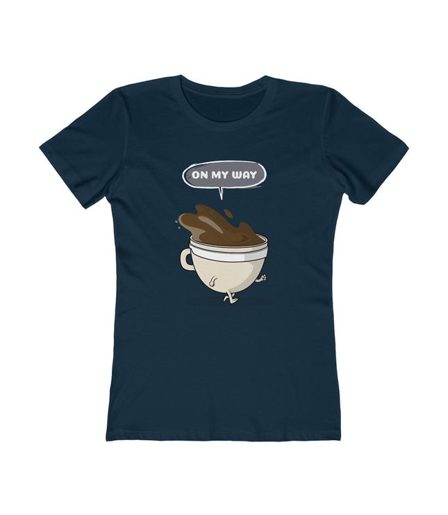 On My Way Women's Boyfriend Tee