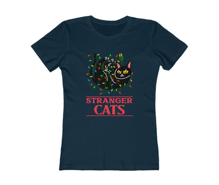 Stranger Cats Women's Boyfriend Tee