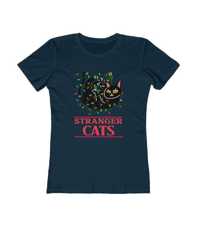 Stranger Cats Women's Boyfriend Tee