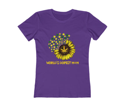 World's Dopest Mom Women's Boyfriend Tee