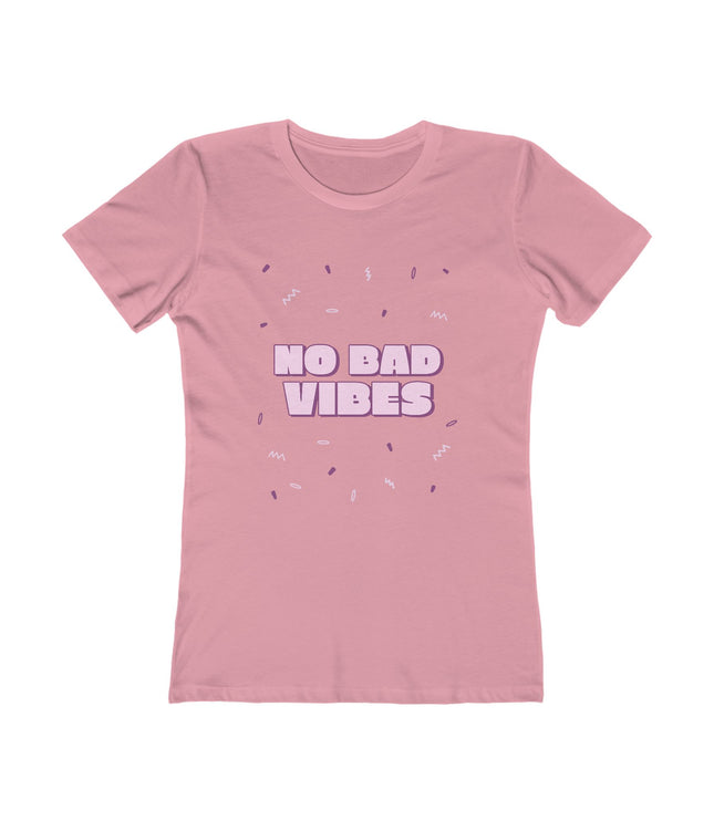 No Bad Vibes Women's Boyfriend Tee